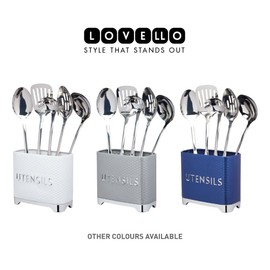 Kitchen Craft Utensil Holder, One Size, Shadow Grey