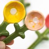 Cactus Measuring Spoons Set in Pot Ceramic Baking Measuring Spoons