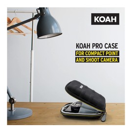 KOAH Pro Case for Point and Shoot Camera, Compact Camera Case, Protective Camera Case for Compact Camera, Point, and Shoot Camera Bag, Padded Camera Case, Point & Shoot Camera Pouch for Photographers