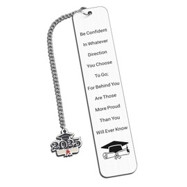 Graduation Gifts for Her Him - Class of 2025 Graduation Bookmarks for Women Men College Senior Middle High School 5th 8th Grade Graduate 2025 Graduation Gift for Girls Boys Students Grad Gifts