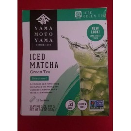 YAMAMOTO ICE MATCHA GREEN TEA SWEETENED ORIGINAL JAPANESE 5.3 OZ