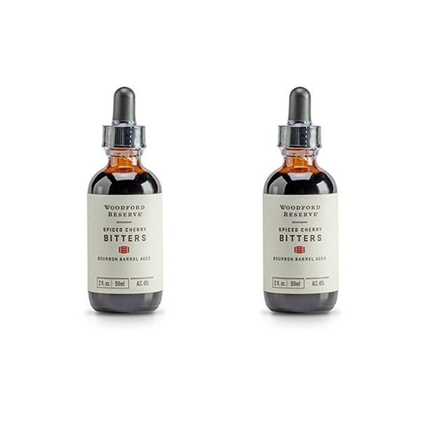 Woodford Reserve Spiced Cherry Bourbon Barrel Aged Cocktail Bitters - 59ml (Pack of 2)