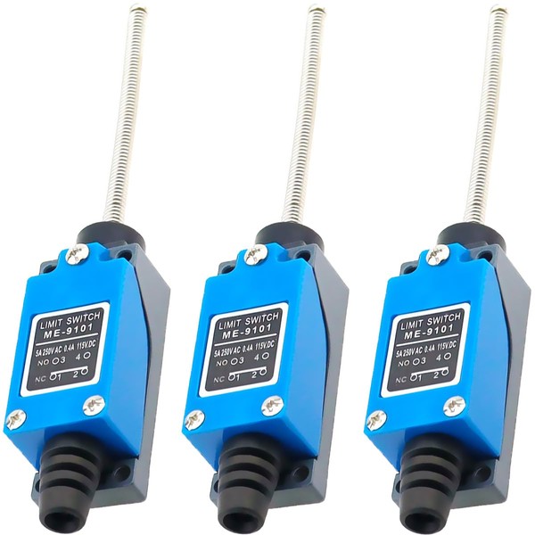 Youmile 3pcs ME-9101 Flexible Coil Spring Rod Momentary Limit Switch