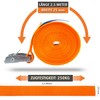 Alubox Lashing Strap with Clamping Lock 25 mm Wide Orange