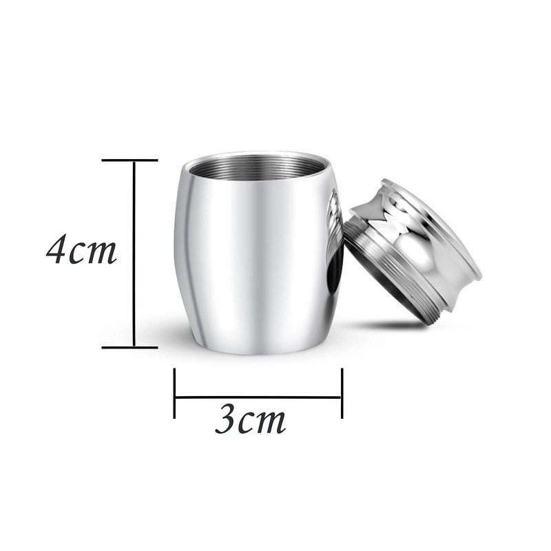 KunBead Jewelry Love Heart Small Cremation Urns for Human Ashes