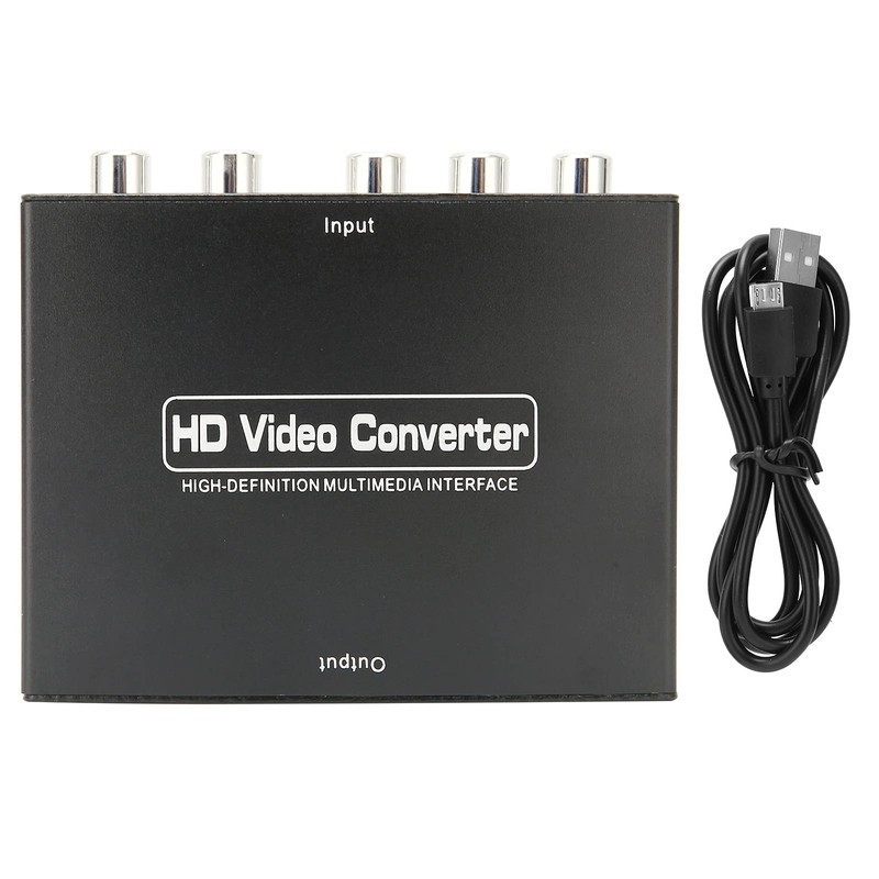 Adaptador de Componente a HDMI, Convertidor de Interfaz Multimedia YPbPr