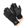 Shires Aubrion Patterson Winter Gloves in Black - Ladies Large,