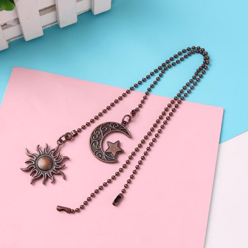 Ximimark 2 pcs Set Of Sun And Moon Pull Chain,