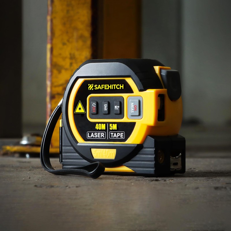 SAFEHITCH - 3 in One Tape Measure - Laser Measure