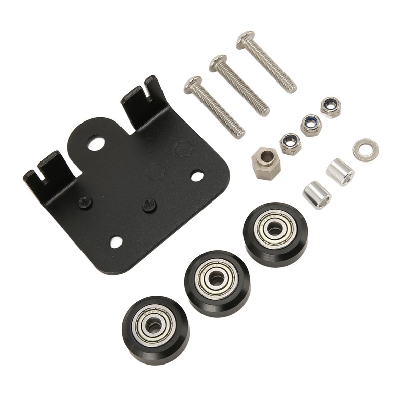 3D Extruder Back Support Plate with Pulley Extruding Backplate for
