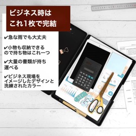 2023 Clipboard File Board with Clip A4 Side Open Storage (Clear)