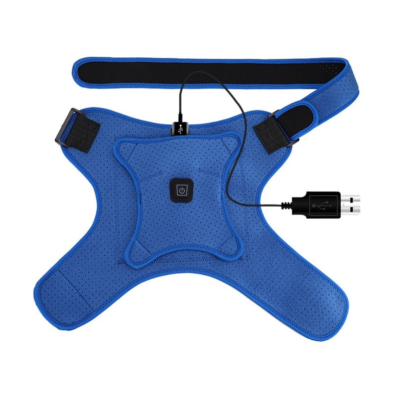 Heated Shoulder Support Brace USB Electric Plug in Adjustable Heating