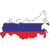 Russian MAP Flag Bumper Sticker Laptop Sticker Tool Box Sticker