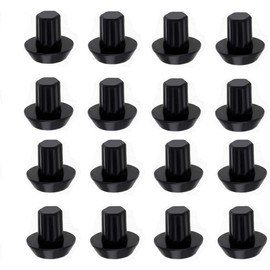 Pack of 16 PD040035 Grate Rubber Feet or Grate Bumper Feet for Viking Range G-E Ken-more Kitchen-aid, 3/16" Gas Stove Top Cooktop Burner Grates Replace WB02T10461 AP2622260 PS241358