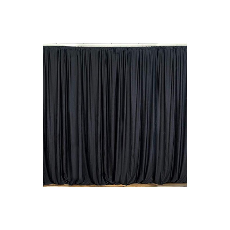New Creations Fabric & Foam Inc, Polyester Poplin Backdrop Drapes