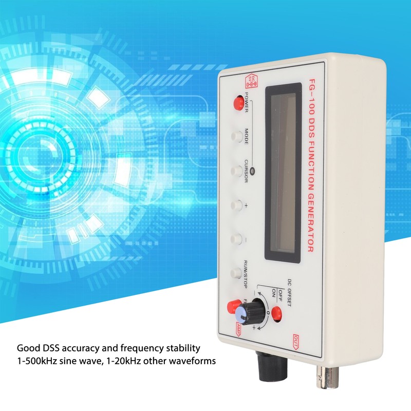 DDS Function Generator Low Frequency Sine Square Triangular Sawtooth Waveform