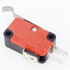 Limit Switch 5pcs V-154-1C25 Long Handle Roller Snap Action Push