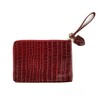GERMANUS Ella Wristlet Clutch and Key Ring Set, Wristlet, Leather,