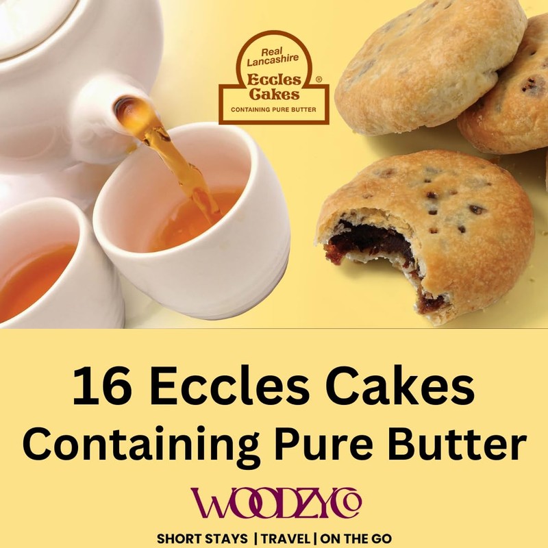 Real Lancashire Eccles Cakes - 4 Packs (4 Cakes Per
