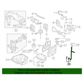 Subaru 15144AA011 Oil Dipstick Guide