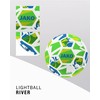 JAKO Lightball River, White/Neon Green/Neon Yellow, 4 (290 g)