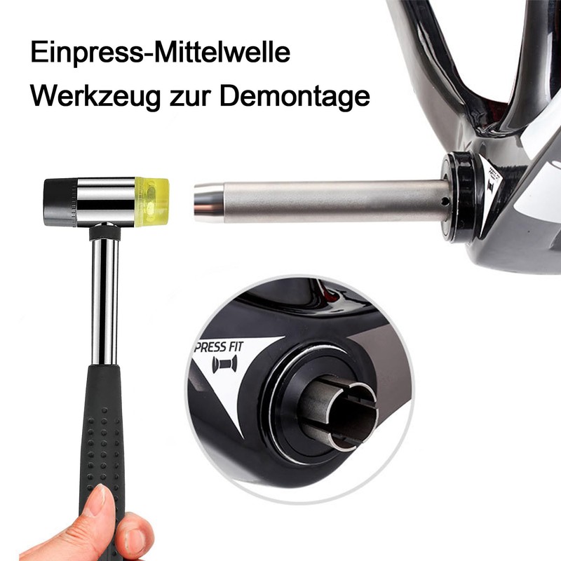 Mimoke Bicycle Bottom Kit with Hammer Removal Tool for Bottom