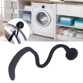 Ejoyous Washing Machine Door Prop, Universal Adjustable Washer Door Prop Magnetic Washing Machine Door Holder, Flexible Washer Door Stopper Prop for Front Load Washer (Black)