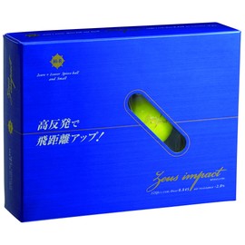 Casco ZEUSIMPACT2 Golf Balls, High Resilience Golf Balls, Dozen, Men's, Yellow