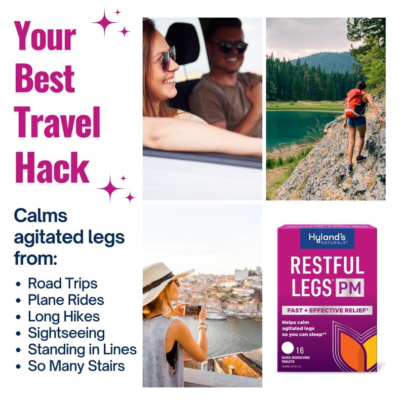 Hyland's Restful Legs PM, Nighttime Formula, Calms Agitated Legs so