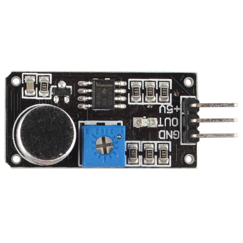 HALJIA, LM393 Sound Detection Sensor Module Microphone Compatible with Arduino