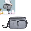 Baby Stroller Diaper Bag Large Capacity Multi Pockets Zipper Closure