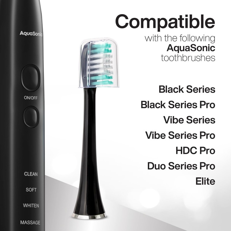 AquaSonic Standard Replacement Brush Heads | ADA Accepted | for