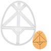 Egg Tangram Cookie Cutter, 1 Piece. Bakerlogy