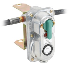 RecPro RV Propane Gas Regulator 2-Stage Auto Changeover | 11.5" Pigtail Hose Connector | 250 PSI | 287,500 BTU | Mounting Bracket & Cover | For RVs, Vans & Trailers