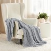 Bedsure Fleece Throw Blanket for Sofa - Soft Cosy Checkered