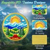 IELCJJ IELCJJ Original Sunlight Sobriety Coin, Delicate Artsy Landscapes Sobriety