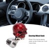 Steering Wheel Spinner Knob Skull Shape Universal Power Handle for