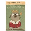 Primitives by Kathy Decorative Double-Sided Garden Flag - Somewhat Welcome