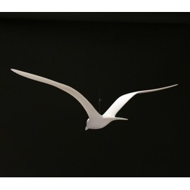 Seagull Mobile Outdoor Sculpture by John Perry 16 inch wingspan 'Upwing Soaring style'