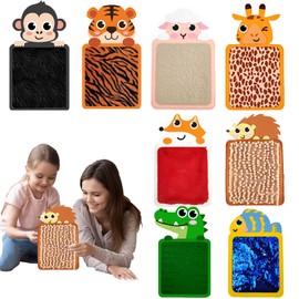 FGXY Sensory Mat Toy Kit, Sensory Mats for Autistic Children, Early Sensory Exercise, Sensory Disorder Toy for Tactile, Pack of 8