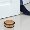 Relaxdays Door Stop Floor Heavy Door Stop Stainless Steel Rubber