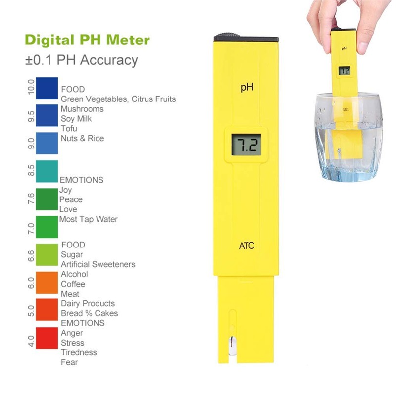Nynelly Digital PH Meter, PH Tester, Digital Electric PH Meter,