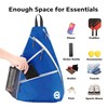 A11N Pickleball Bag, Reversible Crossbody Sling Bag/Backpack for Women Men,