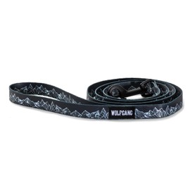 Wolfgang Premium Leash for Small Medium Large Dogs, Made in USA, WolfMtn Print, Small (5/8 Inch x 4 Feet)