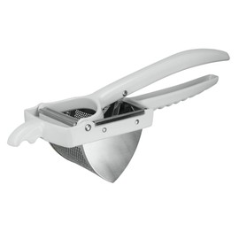 Metaltex Mr. Mash Profesional Potato Ricer with Built in Pan Rest, Stainless Steel