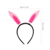JECOMPRIS Bunny Ears Headbands Furry Rabbit Headwear Party Prom Cosplay