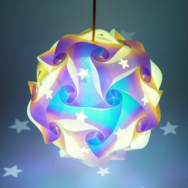 St Martin Lantern Craft Set, Lantern Rod Children's LED, Portable Lantern for Children, Martin's Lantern with Lantern Stick, Multicoloured Lanterns Craft Set, for Martin's Parade, Christmas,