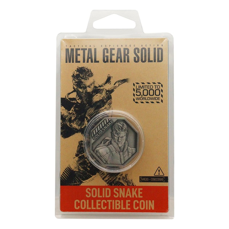Metal Gear Solid Limited Edition Collectible Coin | Solid Snake