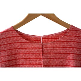 Voice of Source Unique Triple Goddess dress long top crafted using vintage handwoven linen, cotton and knit womenswear fashion