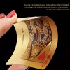 Show Me Baraja Naipes Impermeable Lámina Oro Y Plateado